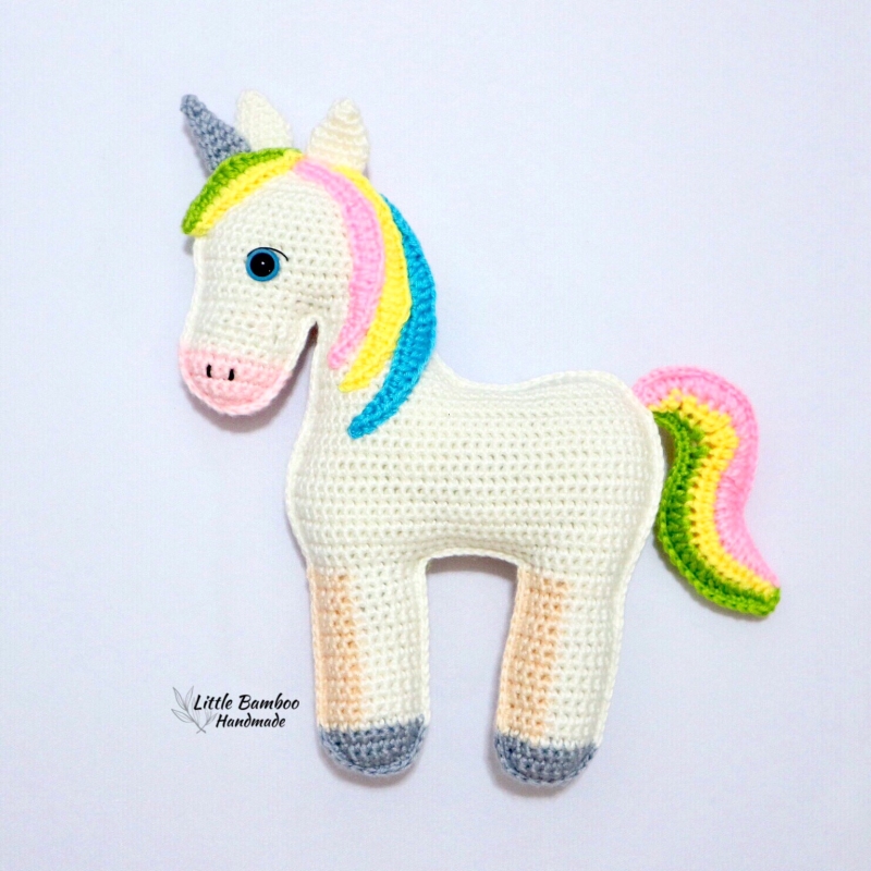 Unicorn Ragdoll amigurumi pattern - Amigurumi.com