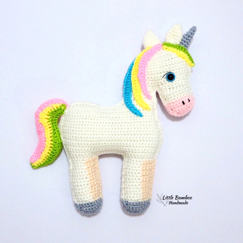 Unicorn Ragdoll amigurumi pattern - Amigurumi.com