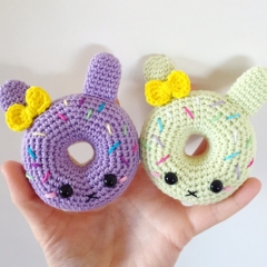 Bunny Donuts amigurumi pattern by Super Cute Design