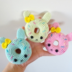 Bunny Donuts amigurumi by Super Cute Design