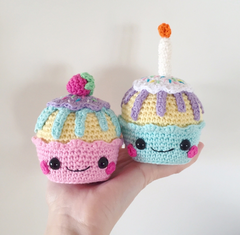 Happy Cupcakes amigurumi pattern - Amigurumi.com