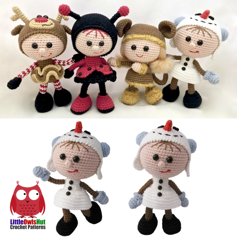 snowman jack deluxe cloth doll