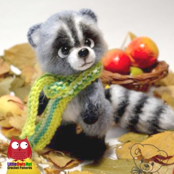 Sweet Raccoon amigurumi pattern - Amigurumi.com