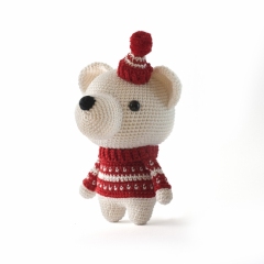 Pjotr the Polar Bear amigurumi pattern by DIY Fluffies