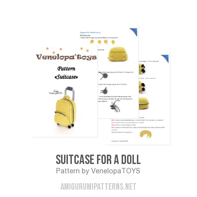 Suitcase for a doll amigurumi pattern - Amigurumipatterns.net