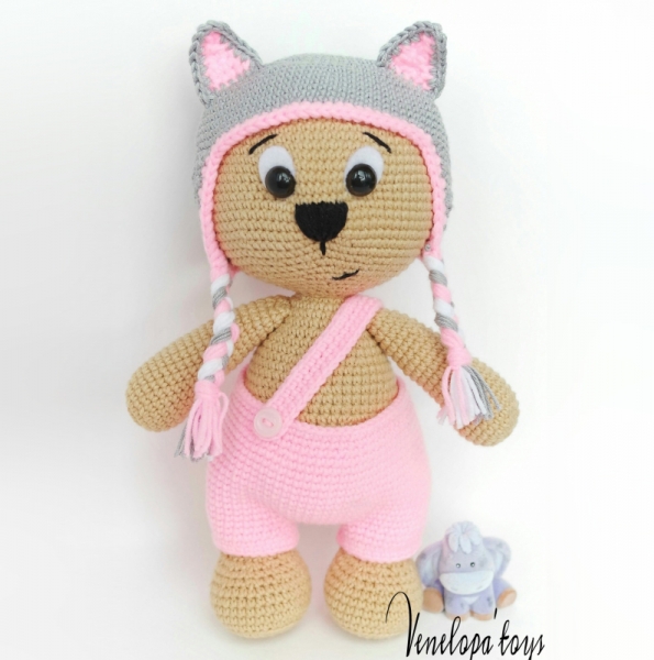 teddy bear hat for cat