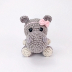 Hailey the Hippo amigurumi pattern by Theresas Crochet Shop