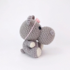 Hailey the Hippo amigurumi pattern by Theresas Crochet Shop
