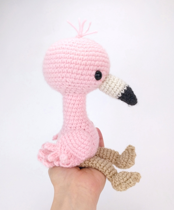 Pink Flamingo amigurumi pattern