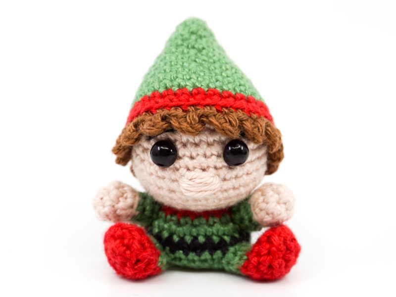 Mini Christmas Elf Amigurumi Pattern