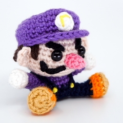 Mini Waluigi amigurumi pattern - Amigurumi.com