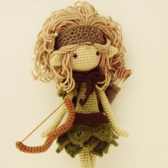 Lucia, the Huntress amigurumi pattern by Fox in the snow designs