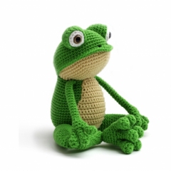 Fritz the Frog amigurumi pattern by YukiYarn Designs