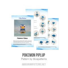 Pokemon Piplup amigurumi pattern - Amigurumi.com