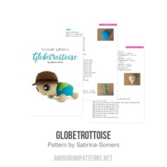 Globetrottoise amigurumi pattern by Sabrina Somers