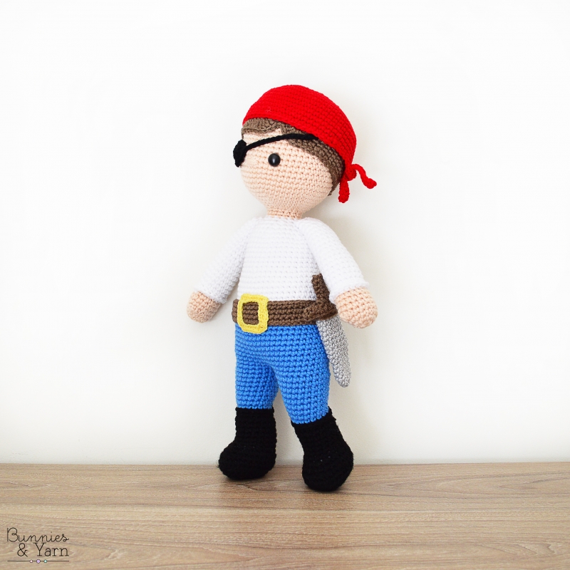 Ben the Friendly Pirate amigurumi pattern - Amigurumi.com