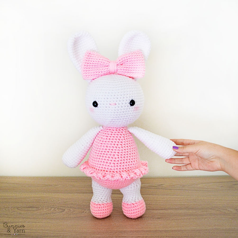 crochet ballerina bunny