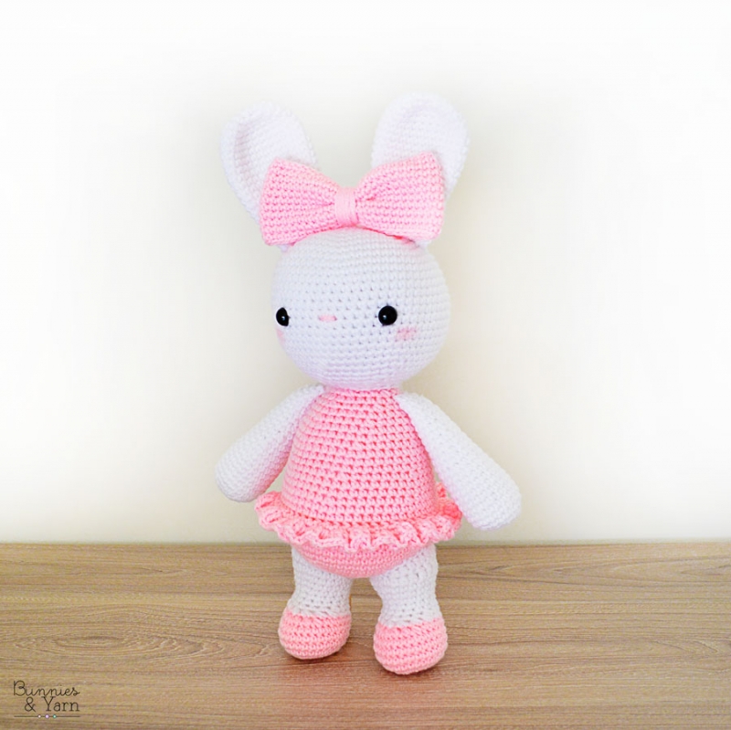 Crochet ballerina sale bunny