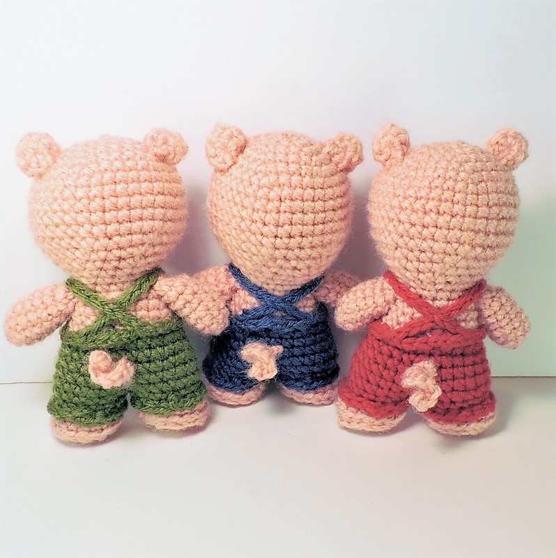 The Three Little Pigs amigurumi pattern
