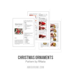 Christmas Ornaments amigurumi pattern by RNata