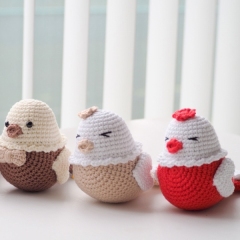 Valentine Birds amigurumi pattern - Amigurumi.com