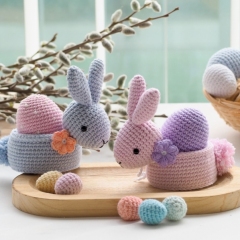 Easter decoration: bunnies amigurumi pattern - Amigurumi.com