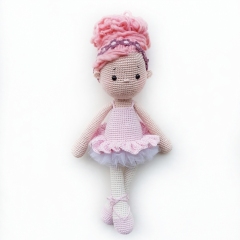 Tammy the little ballerina  amigurumi pattern by Amalou Designs