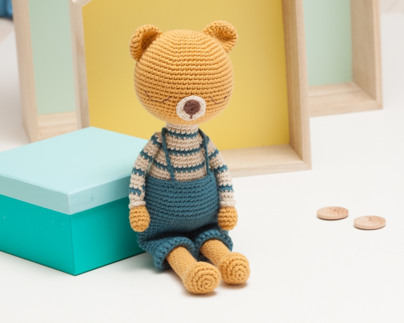 Merli the little bear amigurumi pattern - Amigurumi.com