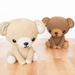 Cuddle-Sized Tristan the Teddy Bear amigurumi pattern - Amigurumi.com