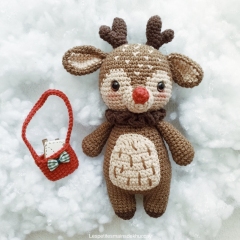 Didi the little reindeer amigurumi pattern by Khuc Cay