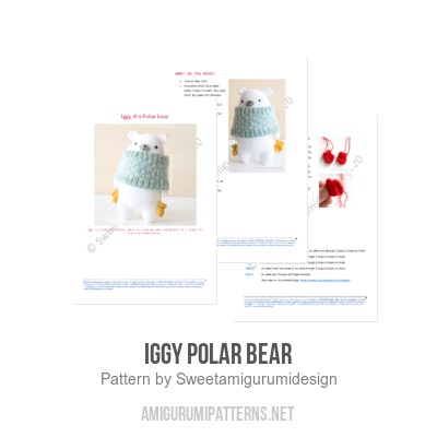 Iggy Polar Bear - Amigurumi.com