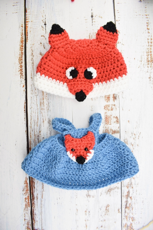 crochet fox doll