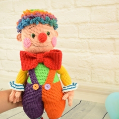 amigurumi clown free pattern