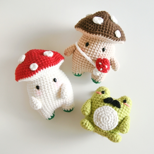 amigurumi crochet mushroom 