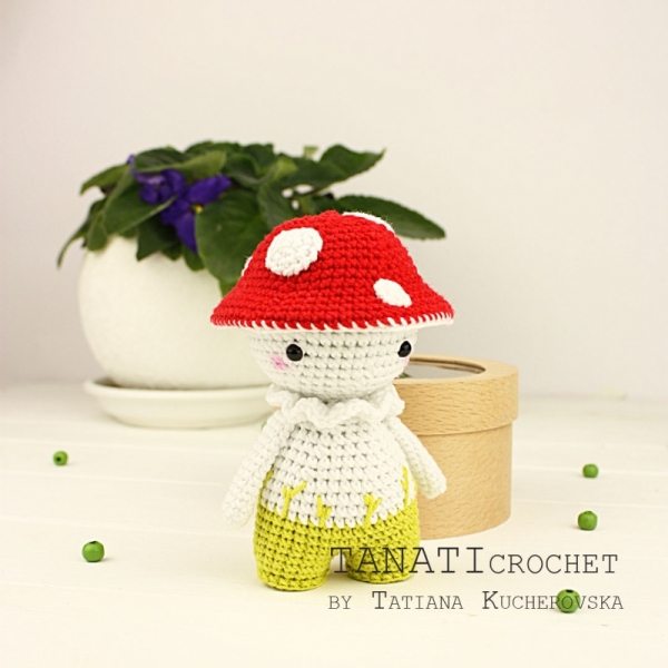 amigurumi crochet mushroom 