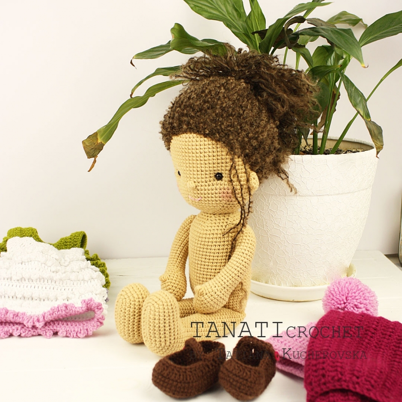 Waldorf doll Without clothing amigurumi pattern