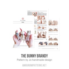 The bunny Brandy amigurumi pattern by Jo handmade design