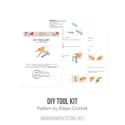 DIY Tool Kit amigurumi pattern 