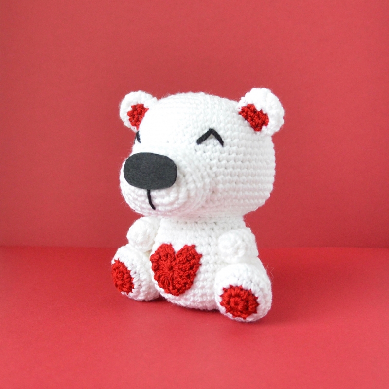 teddy bear valentine craft