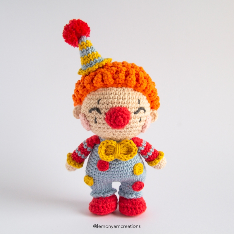 Clown amigurumi cheap free pattern