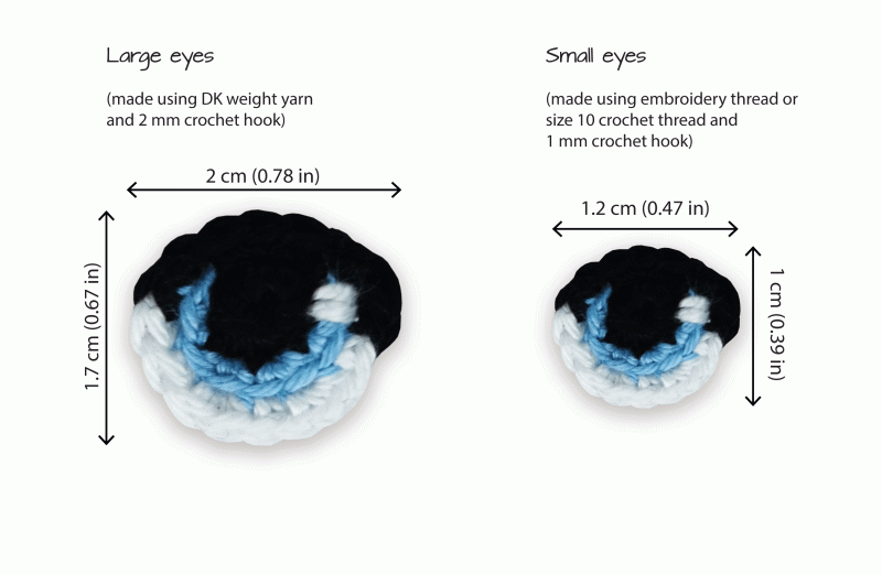 how to crochet eyes amigurumi｜TikTok Search
