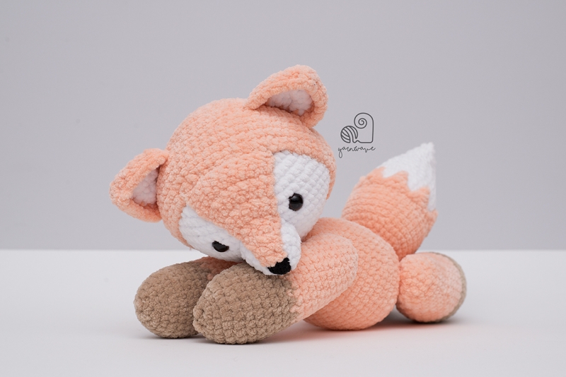 fluffy fox toy