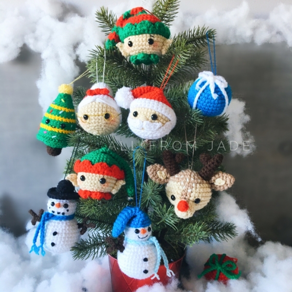 Christmas Ornaments' Collection amigurumi pattern - Amigurumi.com