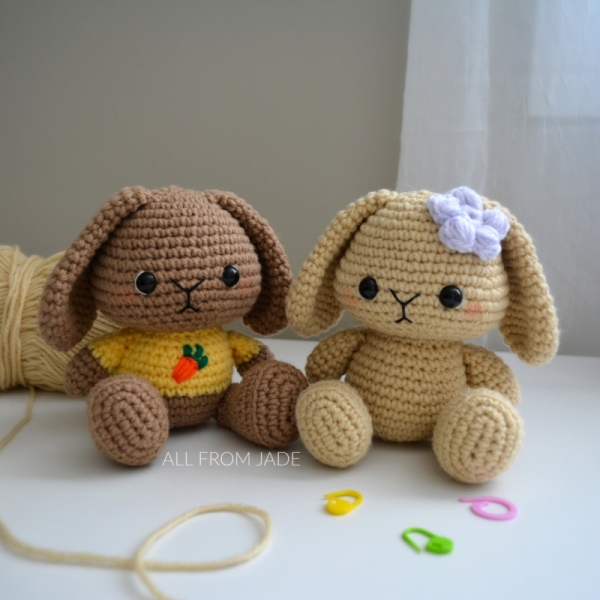 Fanny & Tommy the Bunnies amigurumi pattern - Amigurumi.com