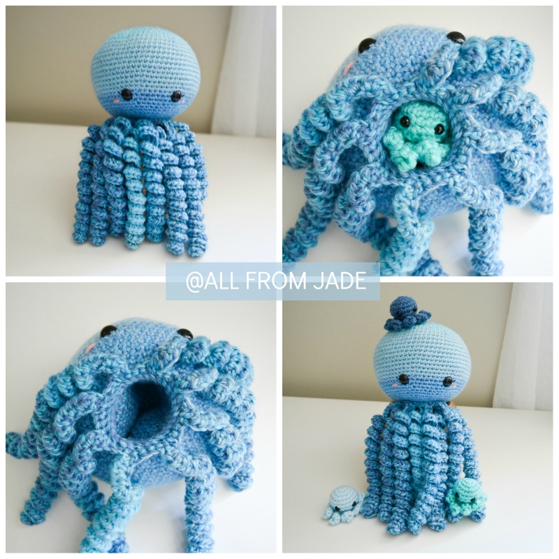 Olivia & Paige the Octopus Moms amigurumi pattern