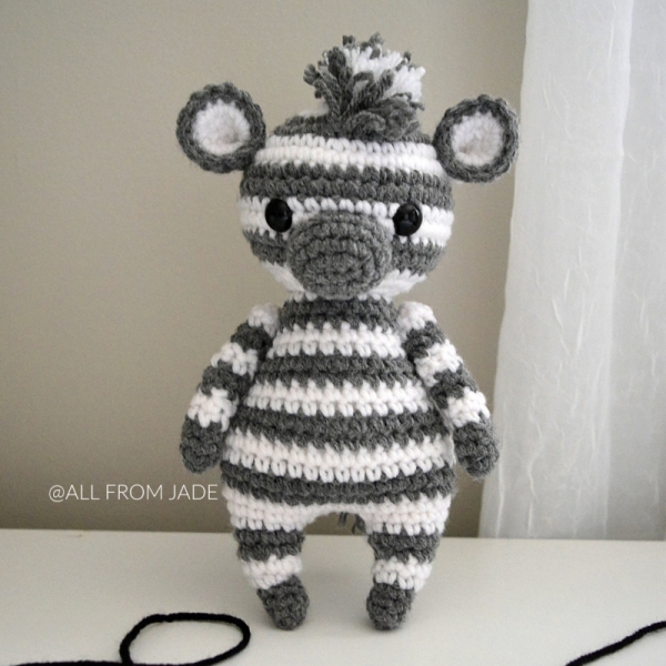 zoe zebra plush