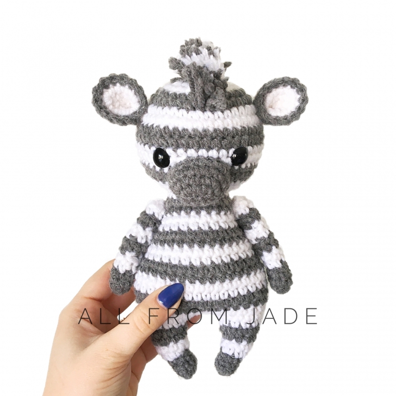 zoe zebra plush