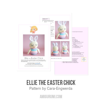 Ellie the Easter Chick amigurumi pattern - Amigurumi.com