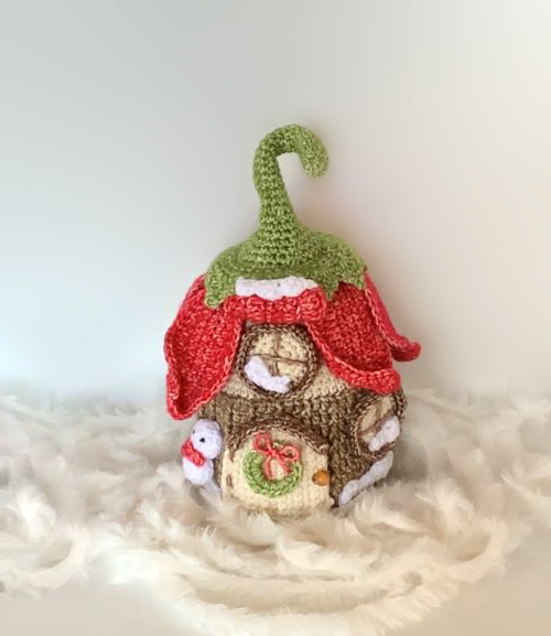 Winter Fairy House amigurumi pattern - Amigurumi.com