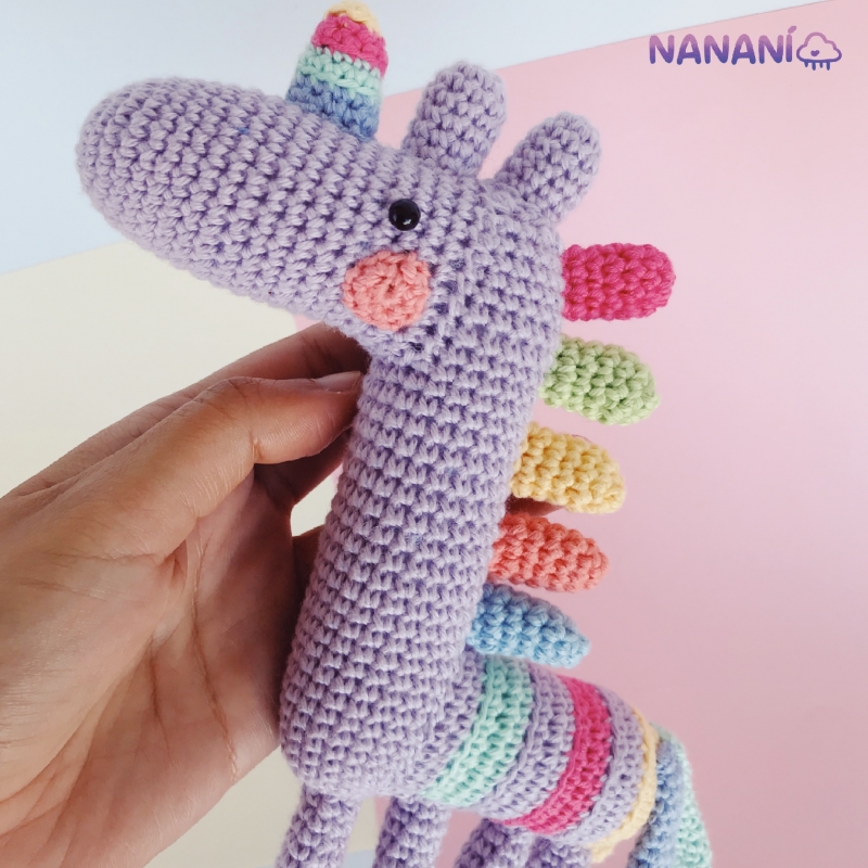 pastel unicorn plush